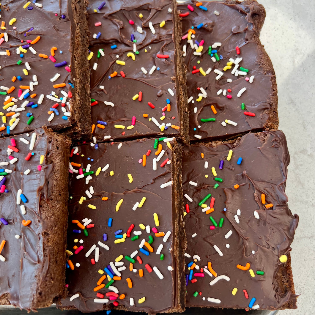 Gluten Free Fudge Frosted Brownie