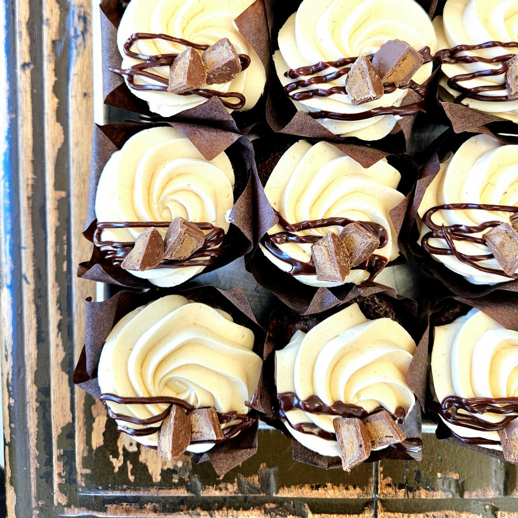 Chocolate Peanut Butter Cupcakes