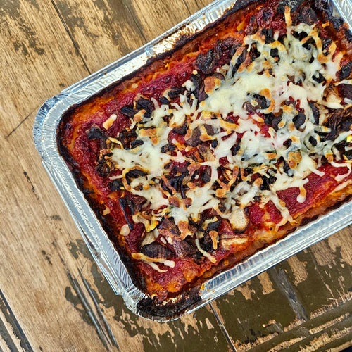 New Year's Bake at Home Vegetarian Lasagna