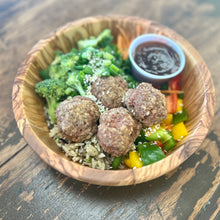 Load image into Gallery viewer, Teriyaki Turkey Meatball Power Bowl