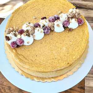 Thanksgiving Gluten Free Nell’s Pumpkin Cheesecake