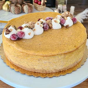 Thanksgiving Gluten Free Nell’s Pumpkin Cheesecake